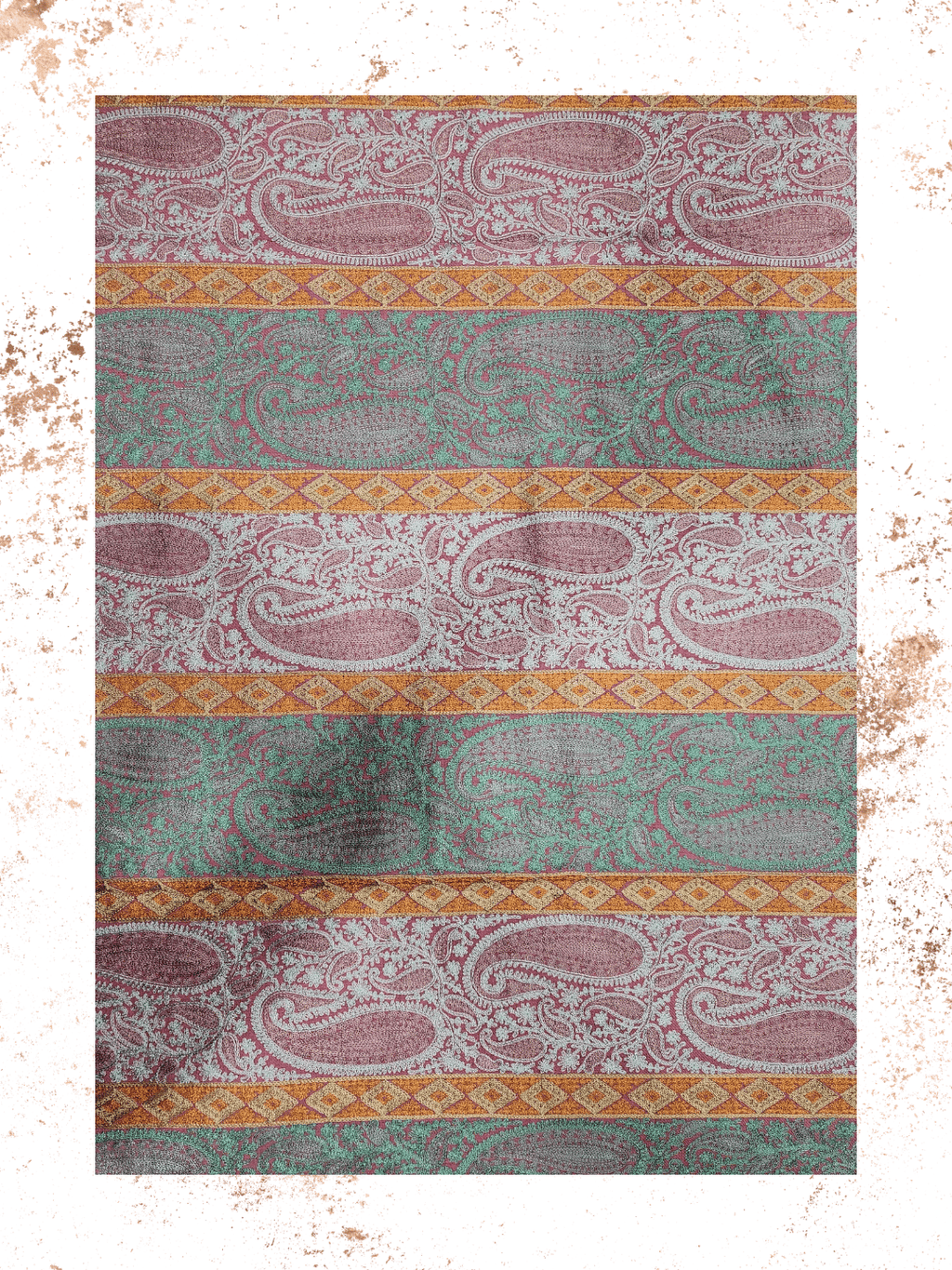 Crimson Mughal Jaal - pashmirah