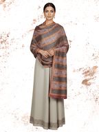 Crimson Mughal Jaal - pashmirah