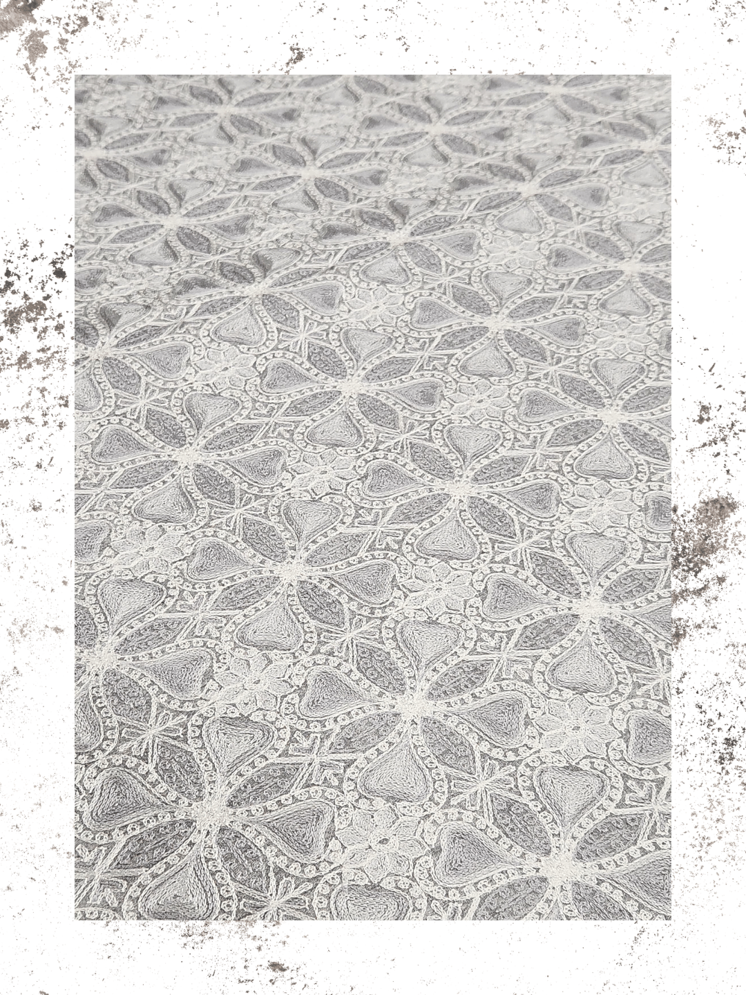 Silver Mist Jaali - pashmirah