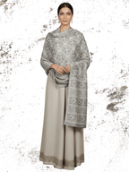Silver Mist Jaali - pashmirah